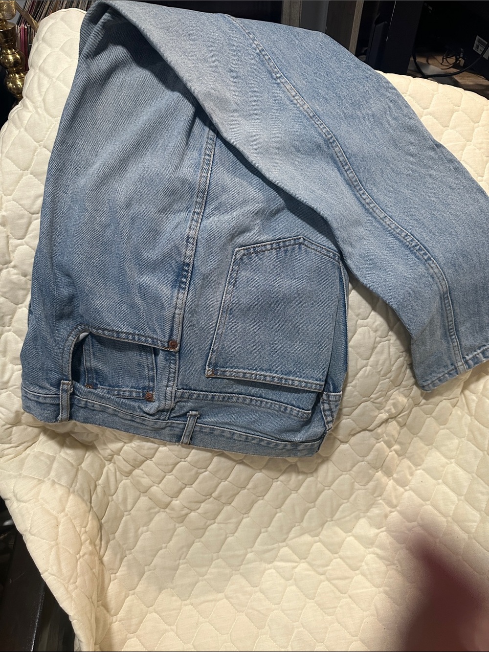 Light wash jeans